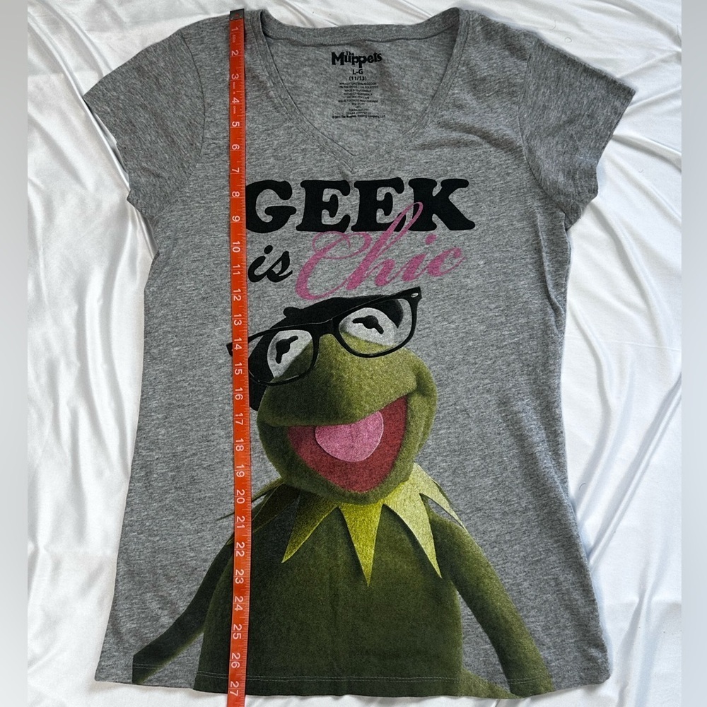 The Muppets Gray Kermit Graphic Tee - Picture 8 of 12